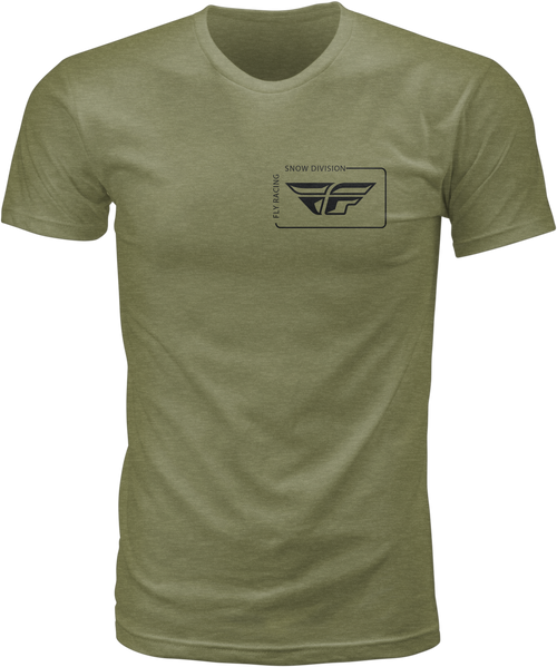 Fly Racing Fly Priorities Tee Light Olive Md 352-1262M