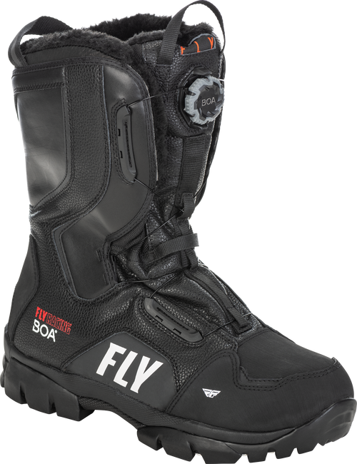 Fly Racing 361-96507 Marker Boa Boot Black Sz 07
