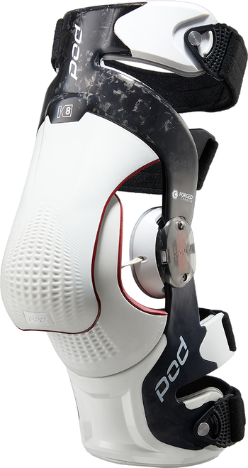 Pod K830-Clt-Lt-Md K8 3.0 Knee Brace Carbon (Lt) Carbon/White Md