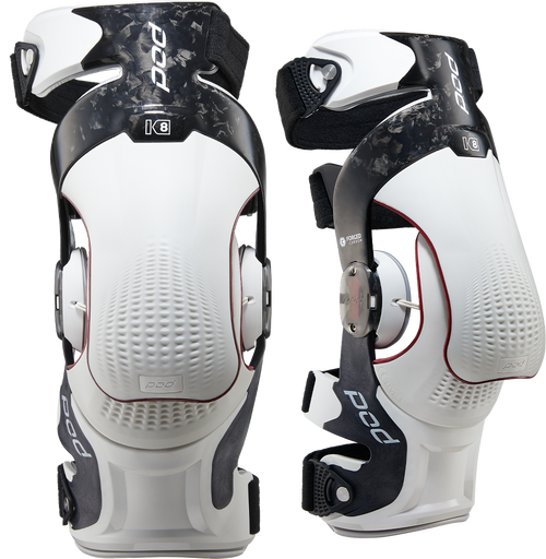 Pod K830-Clt-Pr-Sm K8 3.0 Knee Brace Carbon (Pr) Carbon/White Sm