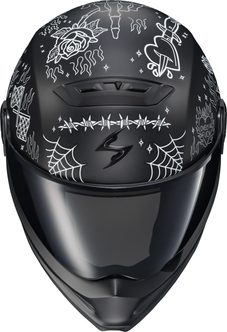 Scorpion Exo Cfx-1017 Covert Fx Full Face Helmet The Litas 2 Black 2X