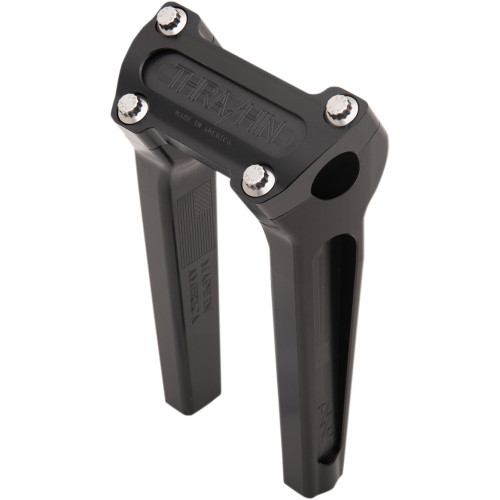 Thrashin Supply Co. Risers - Straight - 8" - Black Tsc-8000-1