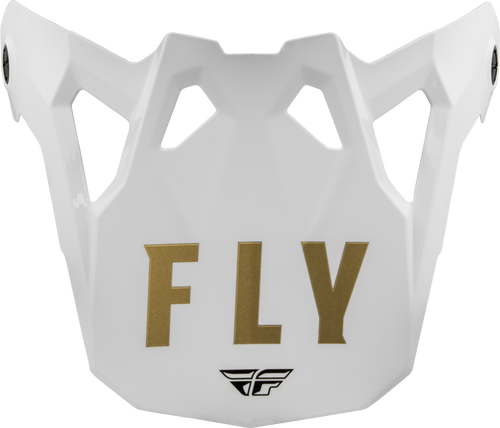 Fly Racing Formula Cp Slant Visor Black/White/Gold Ym-Sm 73-87311S