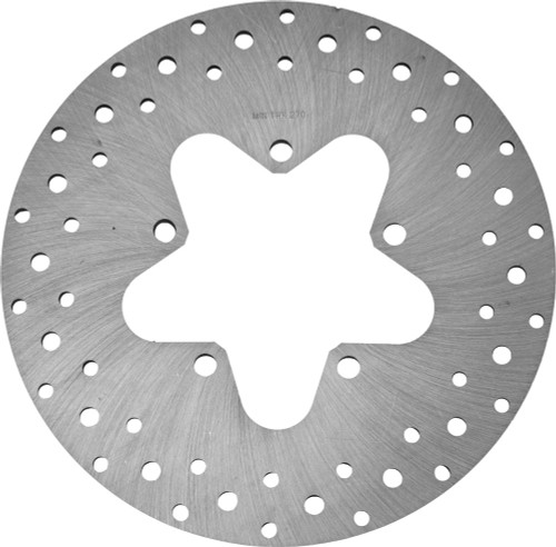 Harddrive Steel Rear Rotor 11.5 Drilled Touring 86-99 Machined 11-075