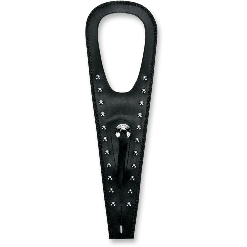 Mustang Cruiser Tank Bib - Studs/Concho - Black - Kawasaki 93160