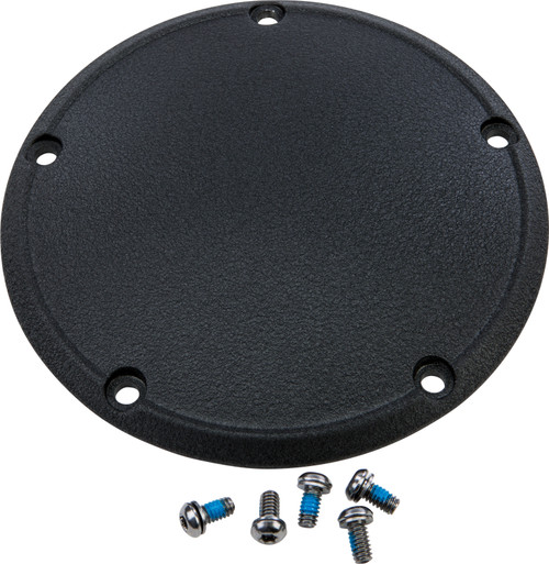 Harddrive Smooth Derby Cover Wrinkle Blk Big Twin 99-16 302701