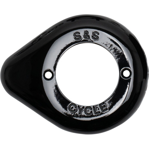S&S Cycle Air Cleaner Cover - Air Stinger Teardrop - Gloss Black 170-0686