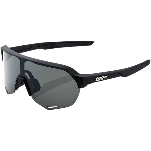 100% S2 Sunglasses - Black - Smoke 60006-00000 100% S2 Sunglasses - Black - Smoke 60006-00000