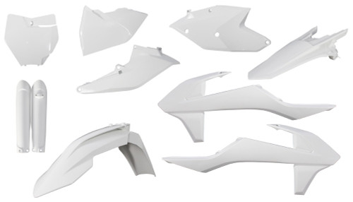 Acerbis 2421060002 Full Plastic Kit White