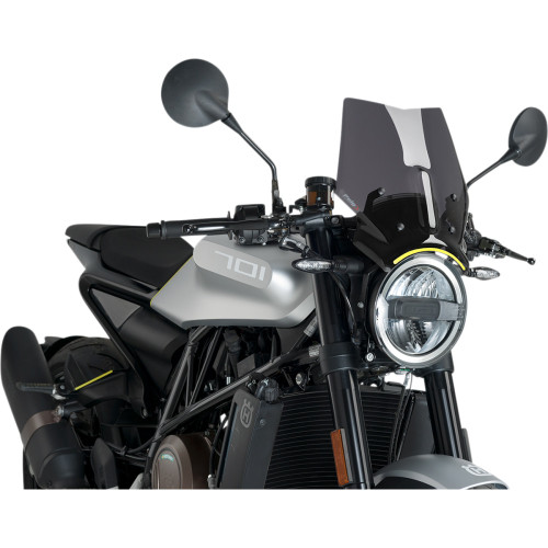 Puig Hi-Tech Parts New Generation Windscreen - 12-1/2" - Dark Smoke - Husqvarna 9750F Puig Hi-Tech Parts New Generation Windscreen - 12-1/2" - Dark Smoke - Husqvarna 9750F