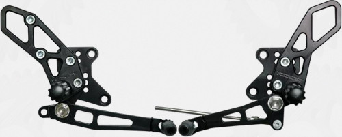 Vortex Rear Set Complete Blk Kaw Rs424K