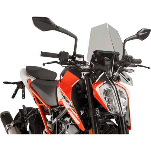 Puig Hi-Tech Parts New Generation Windscreen - 16-1/4" - Smoke - Ktm 9514H