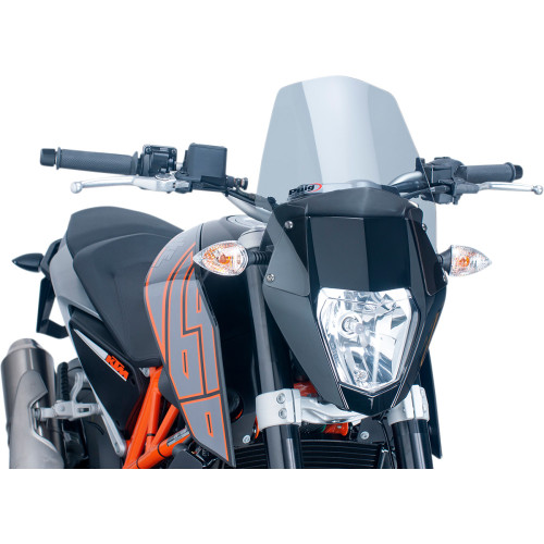 Puig Hi-Tech Parts New Generation Windscreen - 10-1/2" - Smoke - Ktm 690 6009H