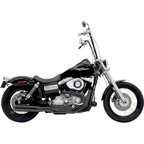 Bassani Xhaust B1 2:1 Exhaust - Black 1D18Rb