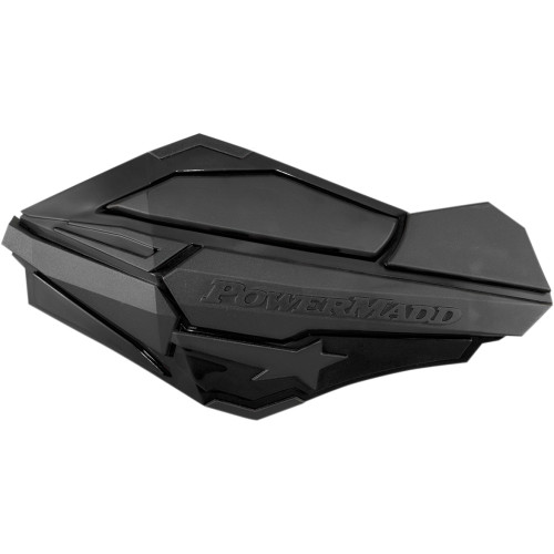 Powermadd Handguards - Black/Black 34410 Powermadd Handguards - Black/Black 34410