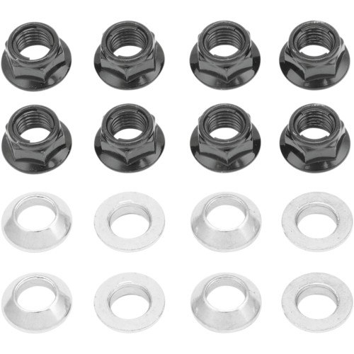 Bolt 2005-Lug.S Nut Lug Lock Sil 8Pk