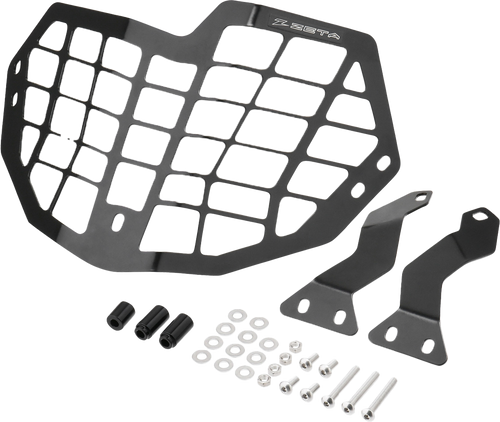 Zeta Headlight Guard Black Hon Ze52-4115