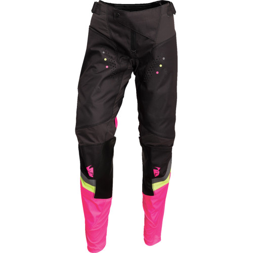 Thor Women'S Pulse Rev Pants - Charcoal/Pink - 3/4 Thor Women'S Pulse Rev Pants - Charcoal/Pink - 3/4