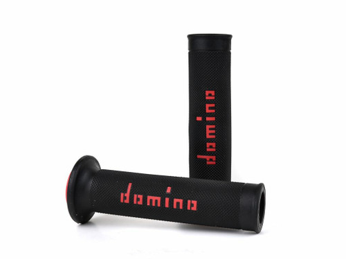 Domino Racing Motogp Grips Black/Red Pair A01041C4240B7-0