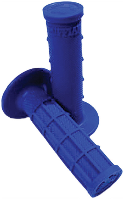 Odi Ruffian Half Waffle Grips Blue H01Rfu Odi Ruffian Half Waffle Grips Blue H01Rfu