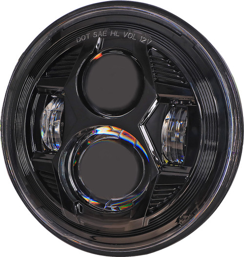 Pathfinder Hdp5B 5 3/4" Led Headlight Black