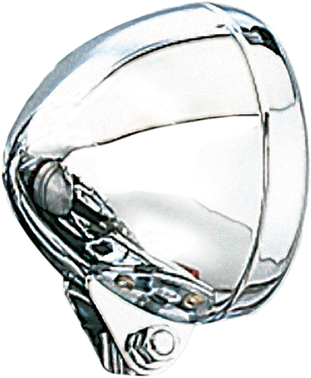 Cobra Bullet Spotlight Visor 4.5" Chrome Ea 44287