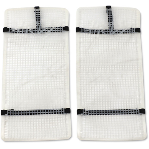 Moose Racing Mud Radiator Cover - White - Husqvarna Hprmudhus2504Tm