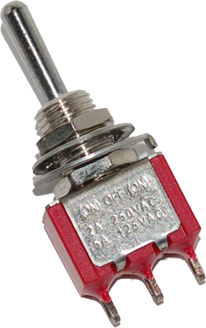 Namz Custom Cycle Mini Air Ride Toggle Switch 5-Amp 1/4" Hole Nmts-02