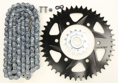 Vortex Ck6270 Sprocket/Chain Kit Stl/Alu 15/45T Blk Rx3 520-114L Blk