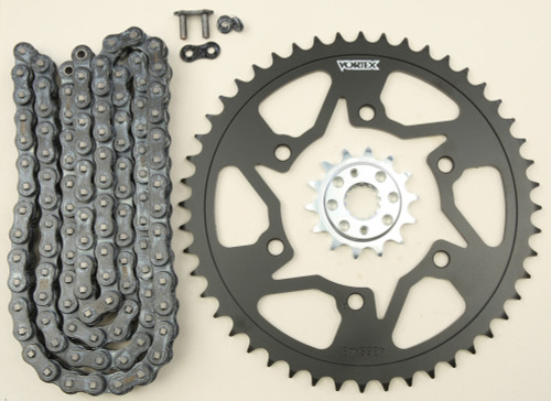 Vortex Ck4265 Sprocket/Chain Kit Stl/Stl 14/48T Sil Sx3 520-108L Blk