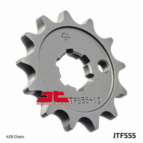Jt Front Cs Sprocket Steel 13T-428 Kaw/Suz/Yam Jtf555.13 Jt Front Cs Sprocket Steel 13T-428 Kaw/Suz/Yam Jtf555.13