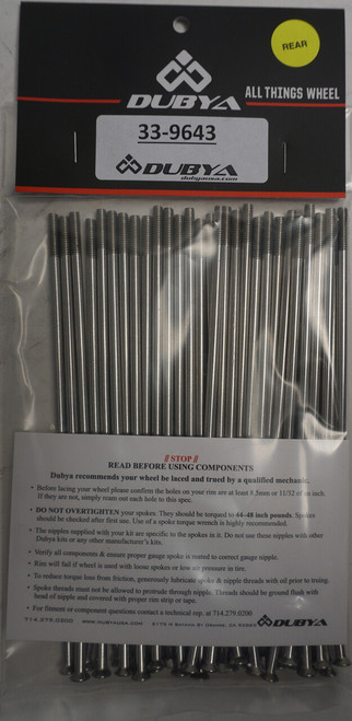 Bulldog Rear Spoke Kit 16" 33-9643