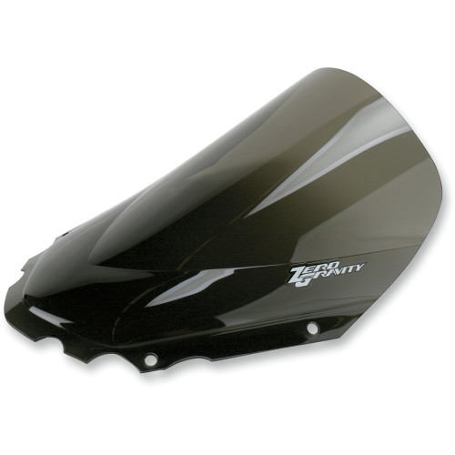 Zero Gravity Double Bubble Windscreen - Smoke - Klr 16-206-02
