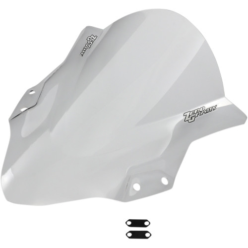 Zero Gravity Double Bubble Windscreen - Clear - Ninja 400 16-283-01 Zero Gravity Double Bubble Windscreen - Clear - Ninja 400 16-283-01