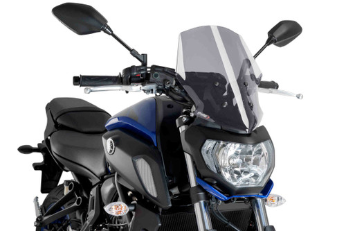Puig 9667H Windscreen Naked New Gen Touring Smoke Yam