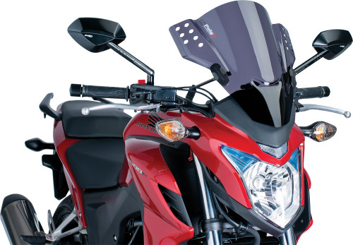 Puig 5881F Windscreen Rafale Bar Mount Dark Smoke