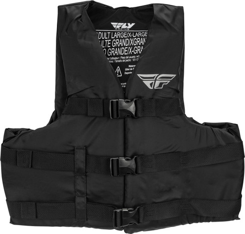 Fly Racing Nylon Vest Black Lg/Xl 112224-700-050-20