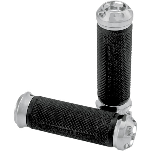 Performance Machine (Pm) Grips - Apex - Elite - Cable - Chrome 0063-2043-Ch Performance Machine (Pm) Grips - Apex - Elite - Cable - Chrome 0063-2043-Ch