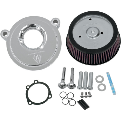 Arlen Ness Big Sucker Air Filter Kit - Chrome - Stage I 18-507