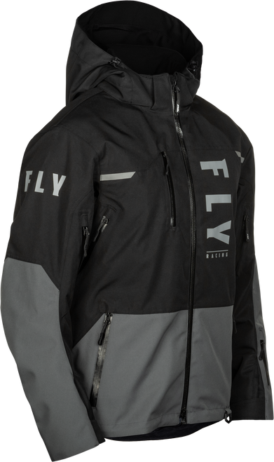 Fly Racing 470-5205L Carbon Jacket Black/Grey Lg