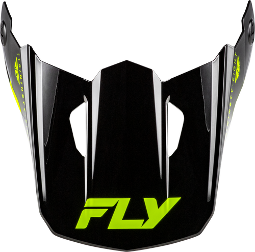 Fly Racing Kinetic Verdict Helmet Visor Black/Hi-Vis/Grey Xs/Sm 73-8723Vs