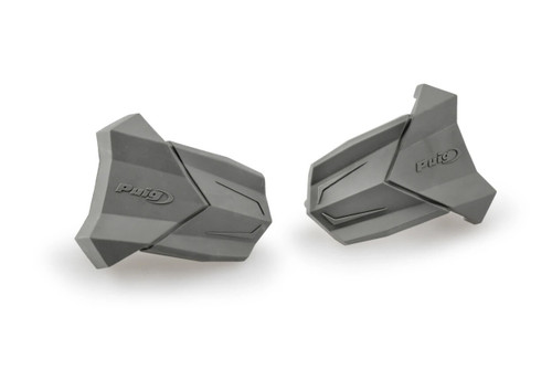 Puig 3148U Rubber End Replacement Frame Slider R19 Pair Grey