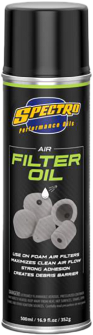 Spectro 311520 Foam Air Filter Oil Spray 16.9Oz