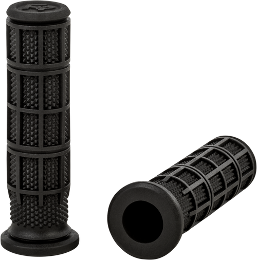 Fire Power Control Atv Standard Grips Black Full Waffle 24-0229