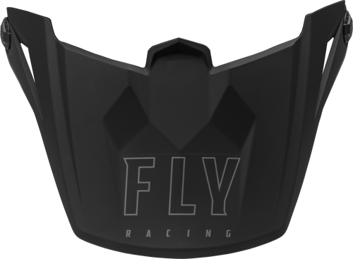 Fly Racing Kinetic Solid Helmet Visor Matte Black 73-3472