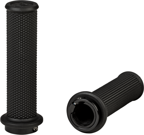 Fire Power Control Atv Lock-On Grips Black No Waffle 24-0209