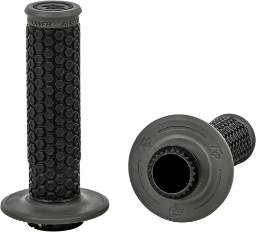 Fire Power Pilot Mx Lock-On Grips Black/Gray 24-0100