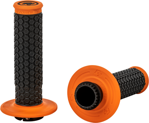 Fire Power Pilot Mx Lock-On Grips Orange 24-0104