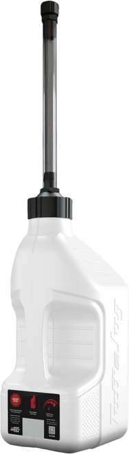 Tuff Jug Wuasvs10 Utility Container White W/ Autostop Spout 2.5 Gal