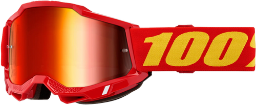 100% 50025-00013 Accuri 2 Junior Goggle Red Mirror Red Lens